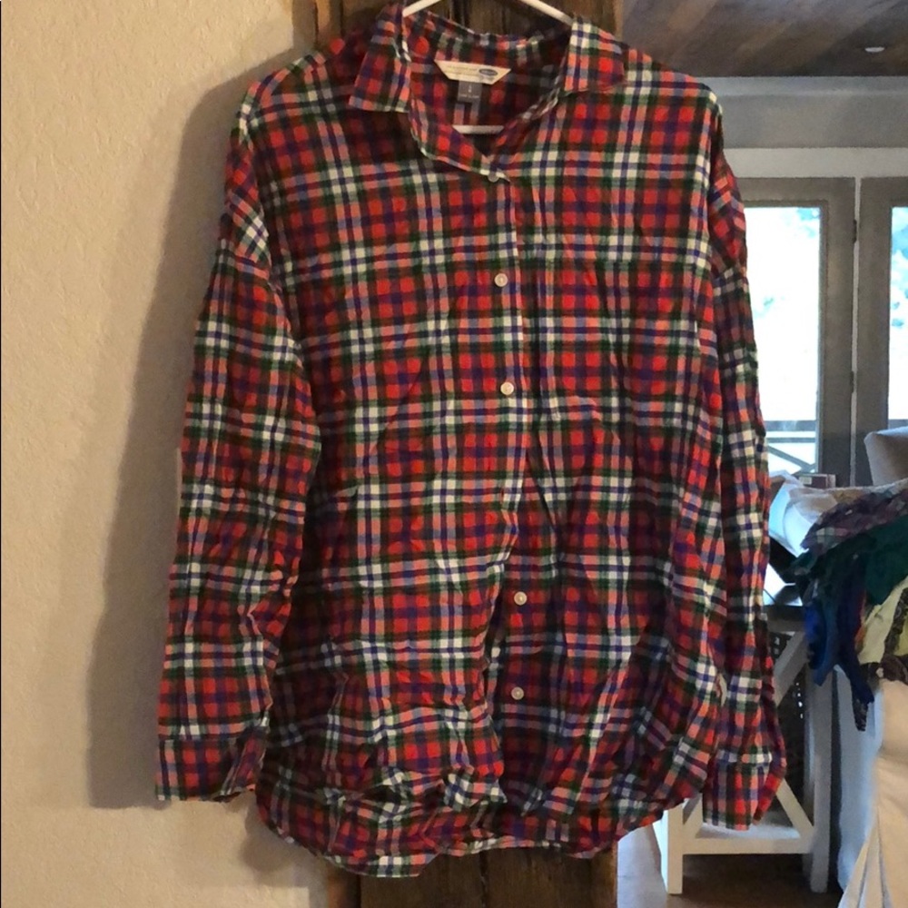 A button down shirt.